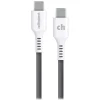 Charge and Sync USB-C to USB-C Round Cable, 6' (CABLE-C-C-6-R-G)<cellhelmet New