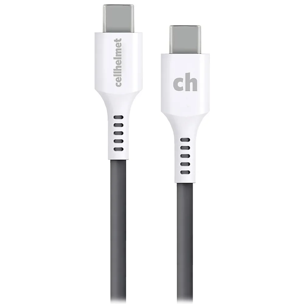 Charge and Sync USB-C to USB-C Round Cable, 6' (CABLE-C-C-6-R-G)<cellhelmet New
