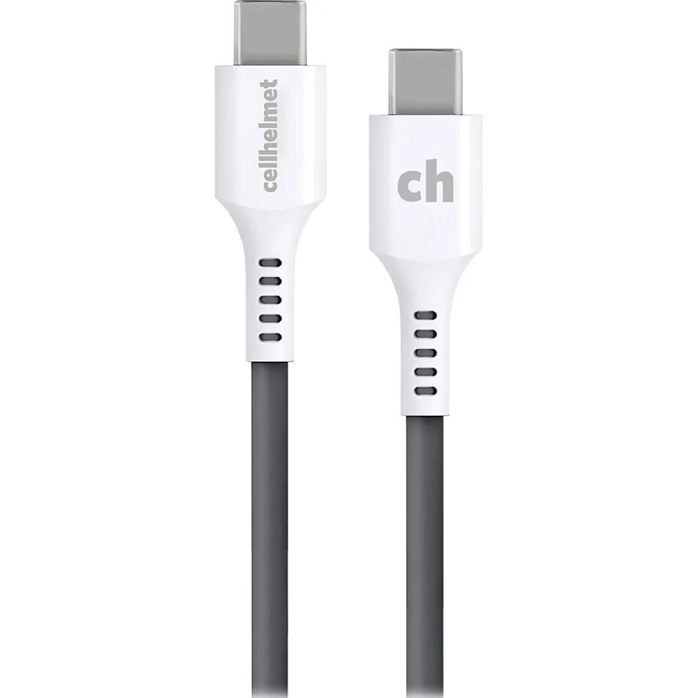 Charge and Sync USB-C to USB-C Round Cable, 10' (CABLE-C-C-10-R-G)<cellhelmet Online