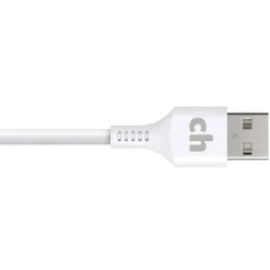 Charge and Sync USB-A to Lightning Round Cable, 3' (CABLE-LIGHT-A-3-R-W)<cellhelmet Online