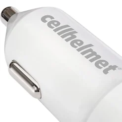 Dual-Port USB-C Power Delivery Car Charger, 20-Watt, White (CAR-PD-20W-C-C)<cellhelmet