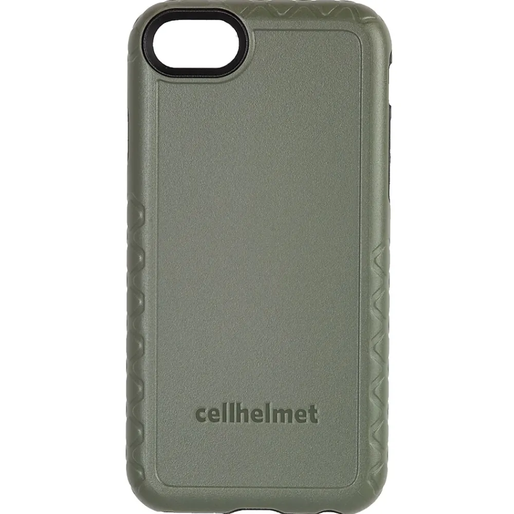 cellhelmet Fortitude Rugged Case for iPhone 6/6S/7/8, Shock Absorbing, Olive Drab Green (CHELCHPCFOI8OD)