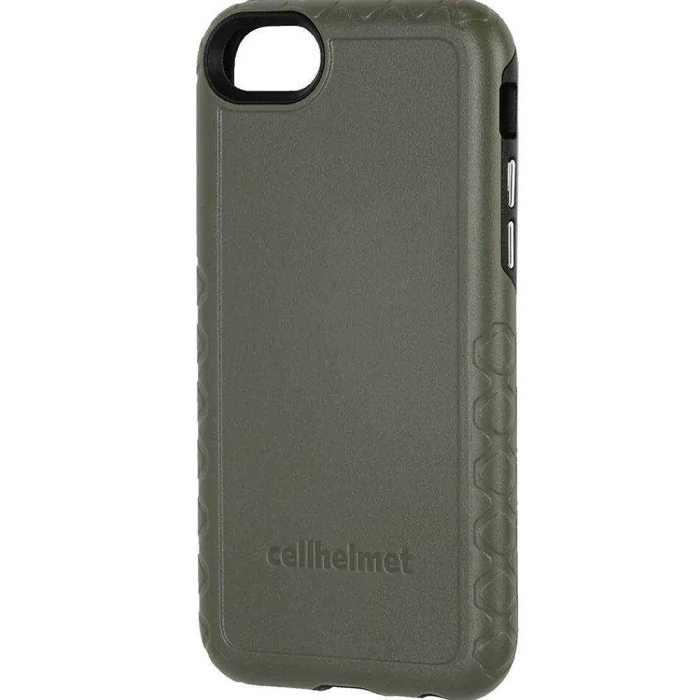 cellhelmet Fortitude Rugged Case for iPhone 6/6S/7/8, Shock Absorbing, Olive Drab Green (CHELCHPCFOI8OD)