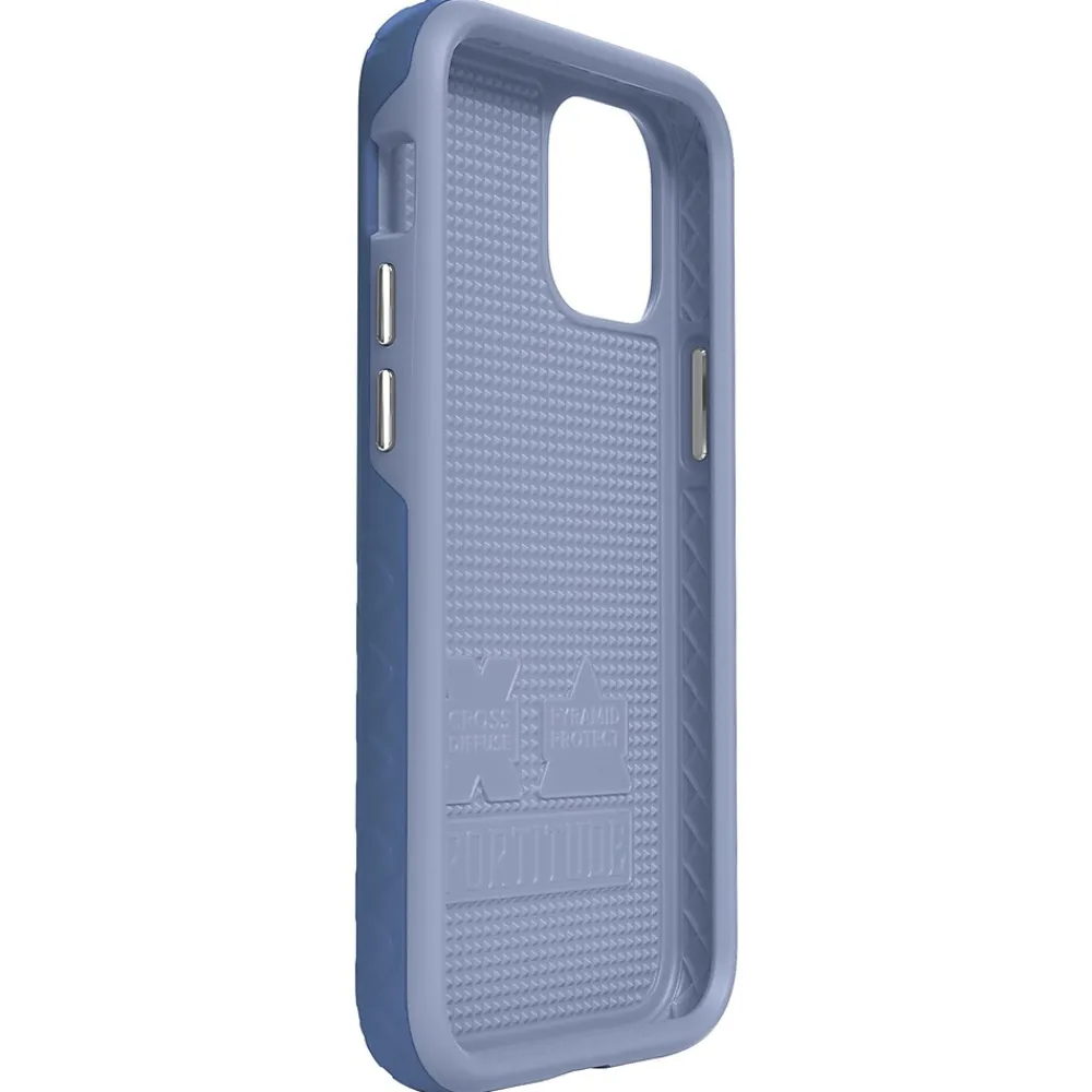 cellhelmet Fortitude Rugged Case for iPhone 12 Pro Max, Shock Absorbing, Blue (CHELCFORTI67SB)