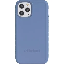 cellhelmet Fortitude Rugged Case for iPhone 12 Pro Max, Shock Absorbing, Blue (CHELCFORTI67SB)