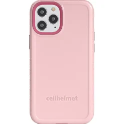 cellhelmet Fortitude Rugged Case for iPhone 12 Pro Max, Shock Absorbing, Pink (CHELCFORTI67PM)