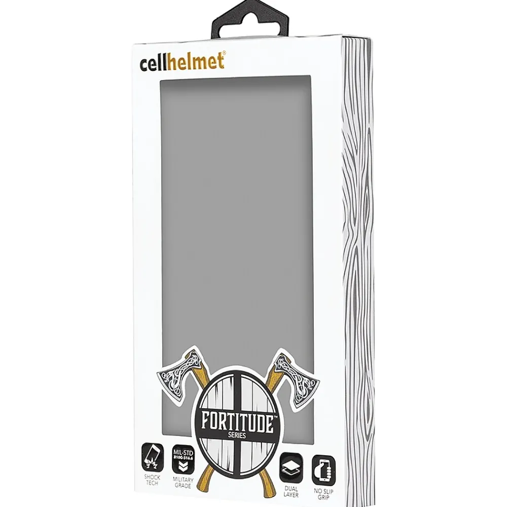 cellhelmet Fortitude Rugged Case for iPhone 12 Pro Max, Shock Absorbing, Purple (CHELCFORTI67LB)