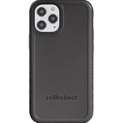 cellhelmet Fortitude Rugged Case for iPhone 12 Pro Max, Shock Absorbing, Black (CHELCFORTI67OB)