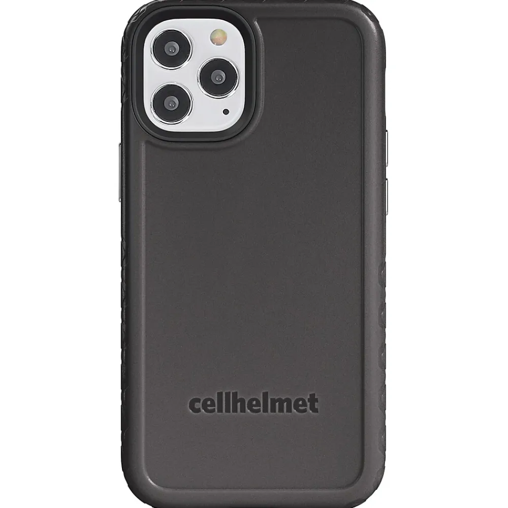 cellhelmet Fortitude Rugged Case for iPhone 12 Pro Max, Shock Absorbing, Black (CHELCFORTI67OB)