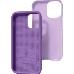 cellhelmet Fortitude Rugged Case for iPhone 12 mini, Shock Absorbing, Purple (CHELCFORTI54LB)