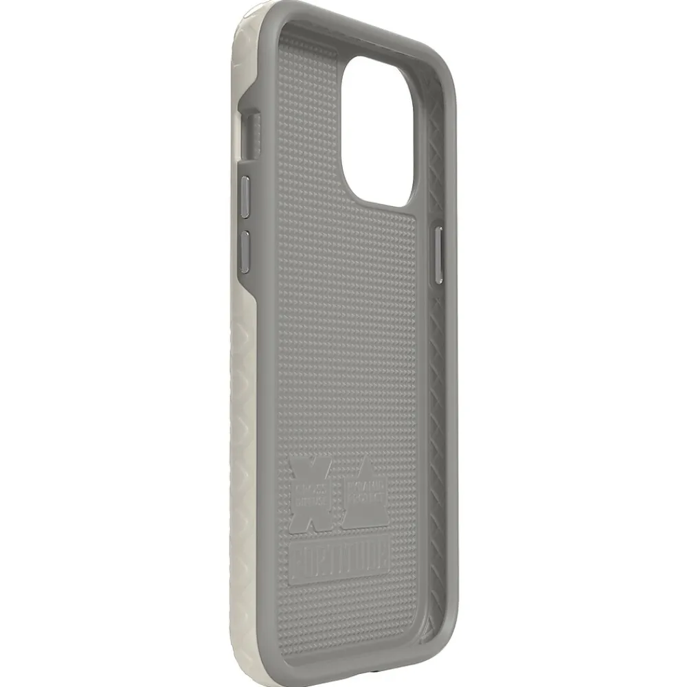 cellhelmet Fortitude Rugged Case for iPhone 12/12 Pro, Shock Absorbing, Gray (CHELCFORTI61GY)
