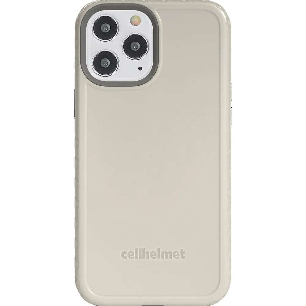 cellhelmet Fortitude Rugged Case for iPhone 12/12 Pro, Shock Absorbing, Gray (CHELCFORTI61GY)