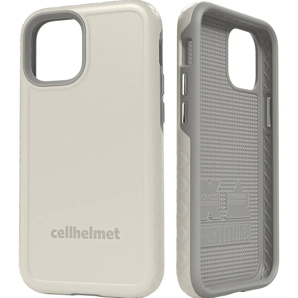 cellhelmet Fortitude Rugged Case for iPhone 12 mini, Shock Absorbing, Gray (CHELCFORTI54GY)