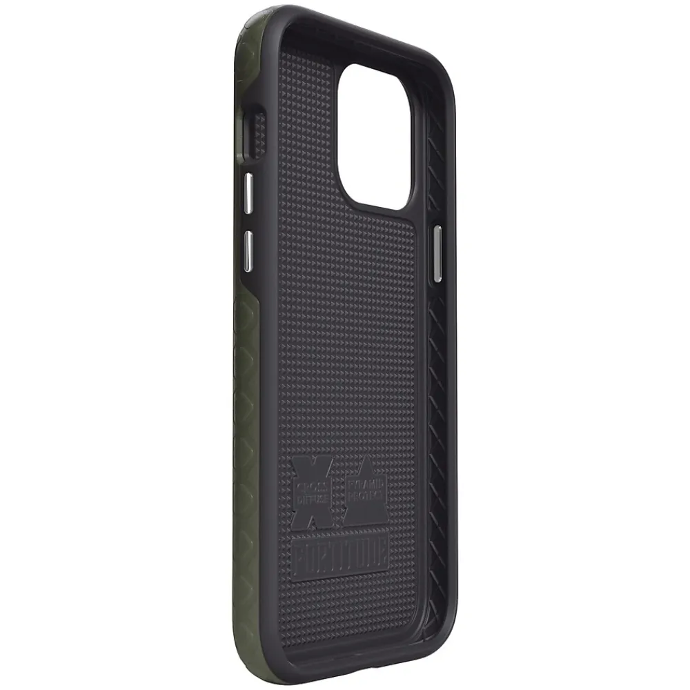 cellhelmet Fortitude Series Phone Case for iPhone 13 Pro Max, Olive Drab Green (C-Fort-i6.7-2021-ODB)