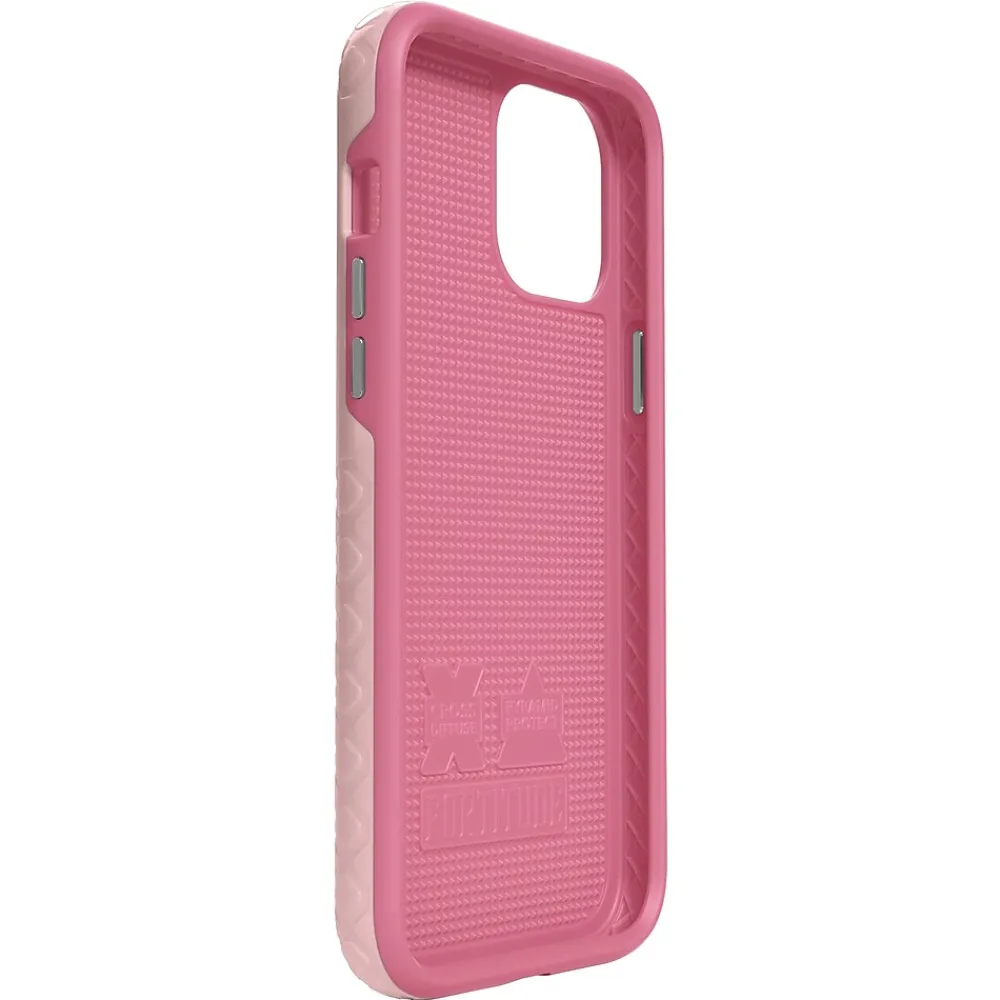 cellhelmet Fortitude Series Phone Case for iPhone 12/12 Pro, Pink Magnolia (C-FORT-i6.1-2020-PM)