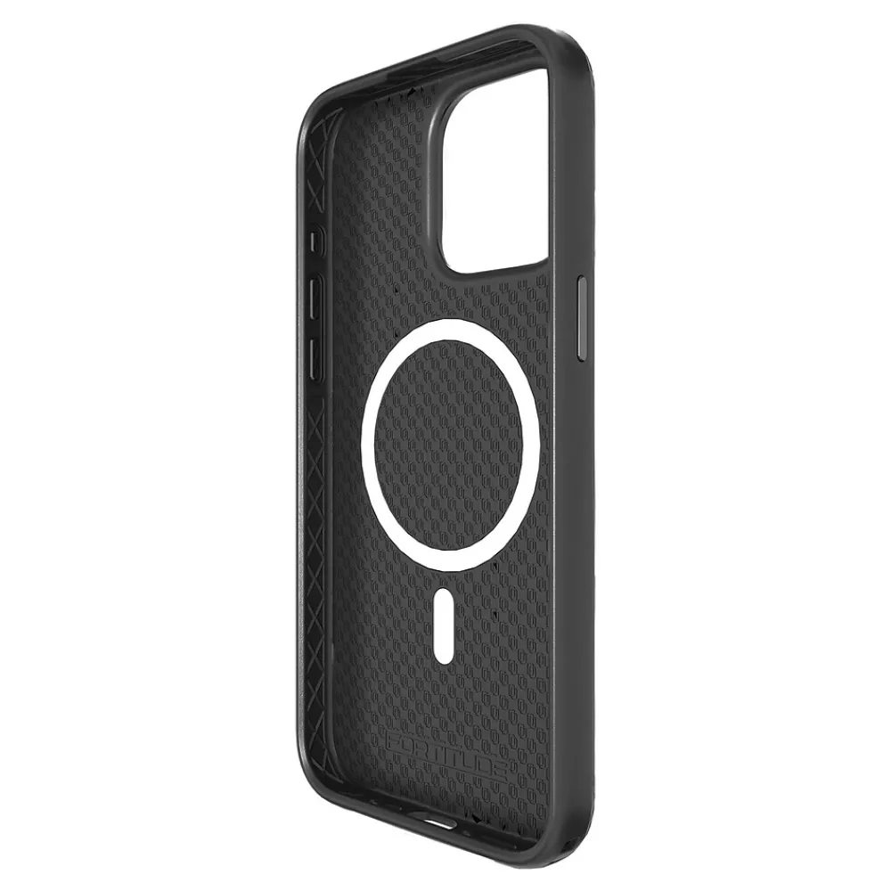 cellhelmet Fortitude Series MagSafe Phone Case for iPhone 15 Pro Max (6.7"), Onyx Black (C-FORT-i15-6.7PROMAX-OB)