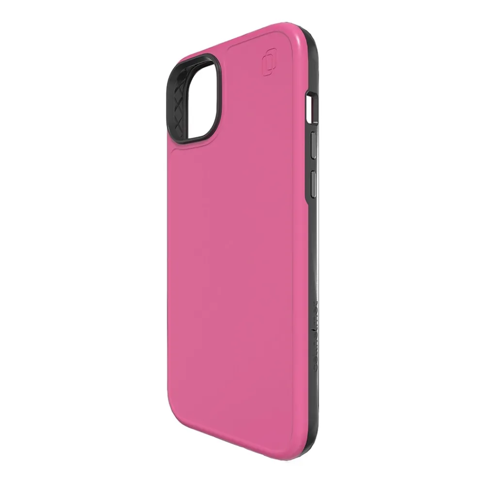 cellhelmet Fortitude Series MagSafe Phone Case for iPhone 15 Plus (6.7"), Vivid Magenta (C-FORT-i15-6.7PLUS-MAG)