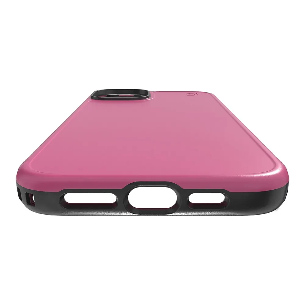 cellhelmet Fortitude Series MagSafe Phone Case for iPhone 15 Plus (6.7"), Vivid Magenta (C-FORT-i15-6.7PLUS-MAG)
