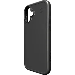 cellhelmet Fortitude Series MagSafe Phone Case for iPhone 16 Plus, Shock Absorbing, Onyx Black (CF-105-BLK)