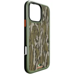 cellhelmet Fortitude Series MagSafe Phone Case for iPhone 16 Pro Max, Shock Absorbing, Mossy Oak Bottom Lands (CF-107-MO)