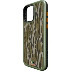 cellhelmet Fortitude Series MagSafe Phone Case for iPhone 16 Pro Max, Shock Absorbing, Mossy Oak Bottom Lands (CF-107-MO)