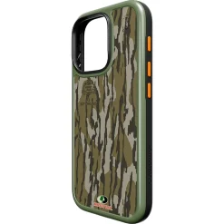 cellhelmet Fortitude Series MagSafe Phone Case for iPhone 16 Pro, Shock Absorbing, Mossy Oak Bottom Lands (CF-106-MO)