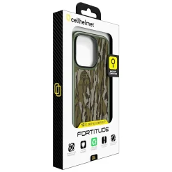 cellhelmet Fortitude Series MagSafe Phone Case for iPhone 16 Pro, Shock Absorbing, Mossy Oak Bottom Lands (CF-106-MO)