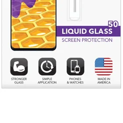 Liquid Glass Screen Protector for Phones and Watches with Glass Screens ($50 Screen Repair Coverage) (LSP-PHONE-50)<cellhelmet New