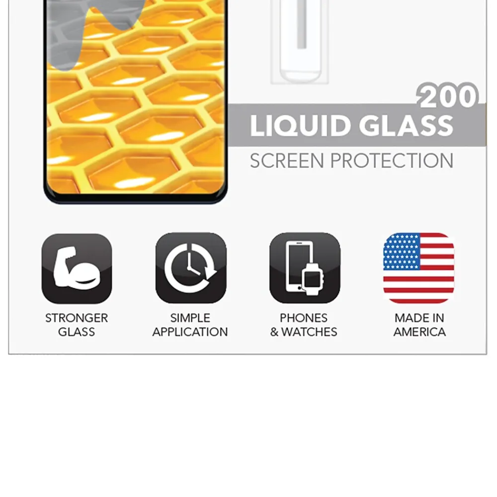 Liquid Glass Screen Protector for Phones and Watches with Glass Screens ($200 Screen Repair Coverage) (LSP-PHONE-200)<cellhelmet Discount