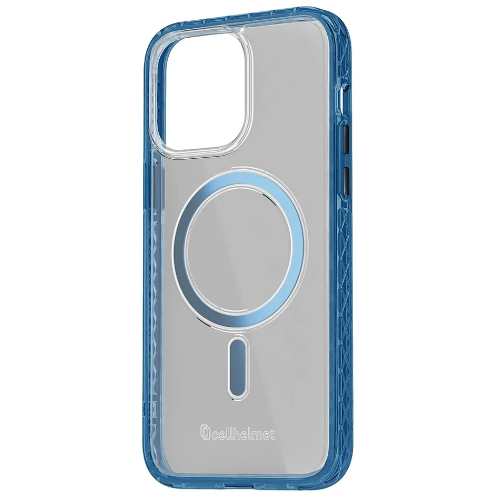 cellhelmet Magnitude Series MagSafe Phone Case for iPhone 14 Pro Max, Midnight Blue (CHELMGI1467BL)