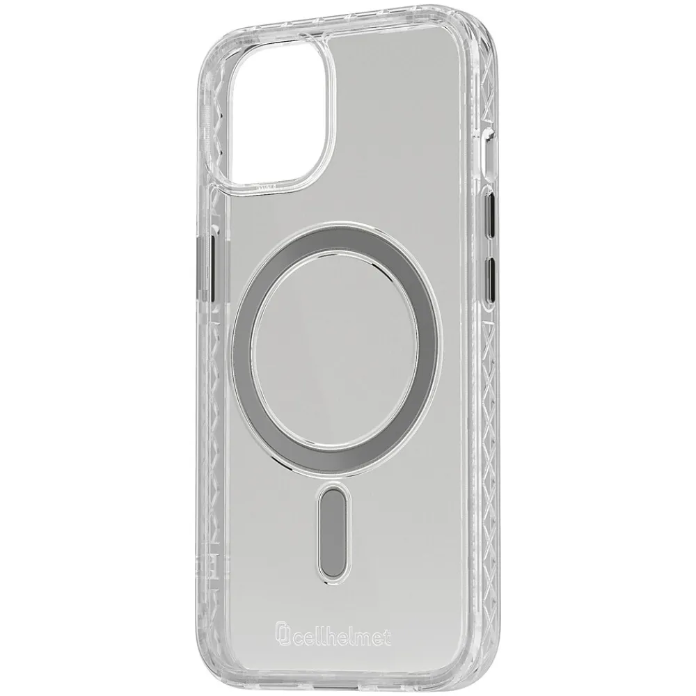 cellhelmet Magnitude Series MagSafe Phone Case for iPhone 14, Crystal Clear (CHELMG1461C)
