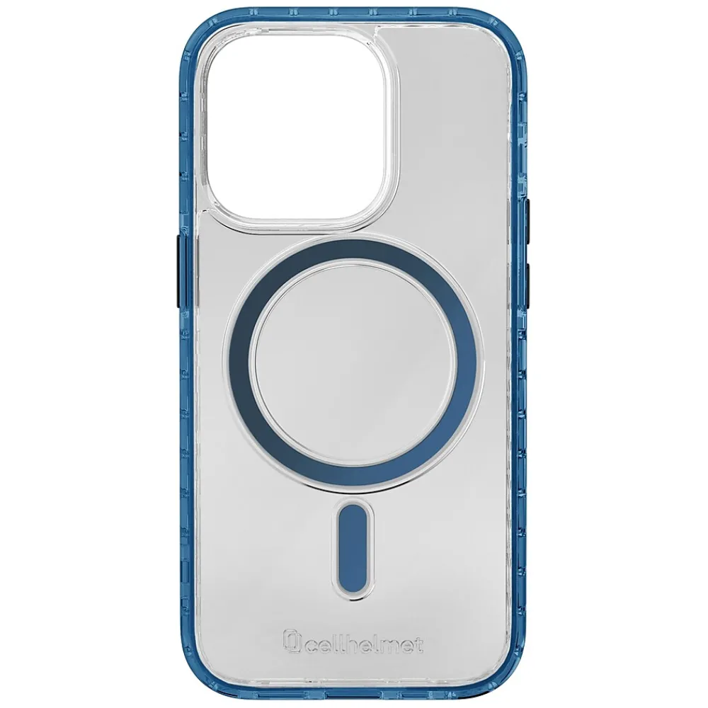 cellhelmet Magnitude Series MagSafe Phone Case for iPhone 14 Pro, Midnight Blue (CHELMGI1461BL)