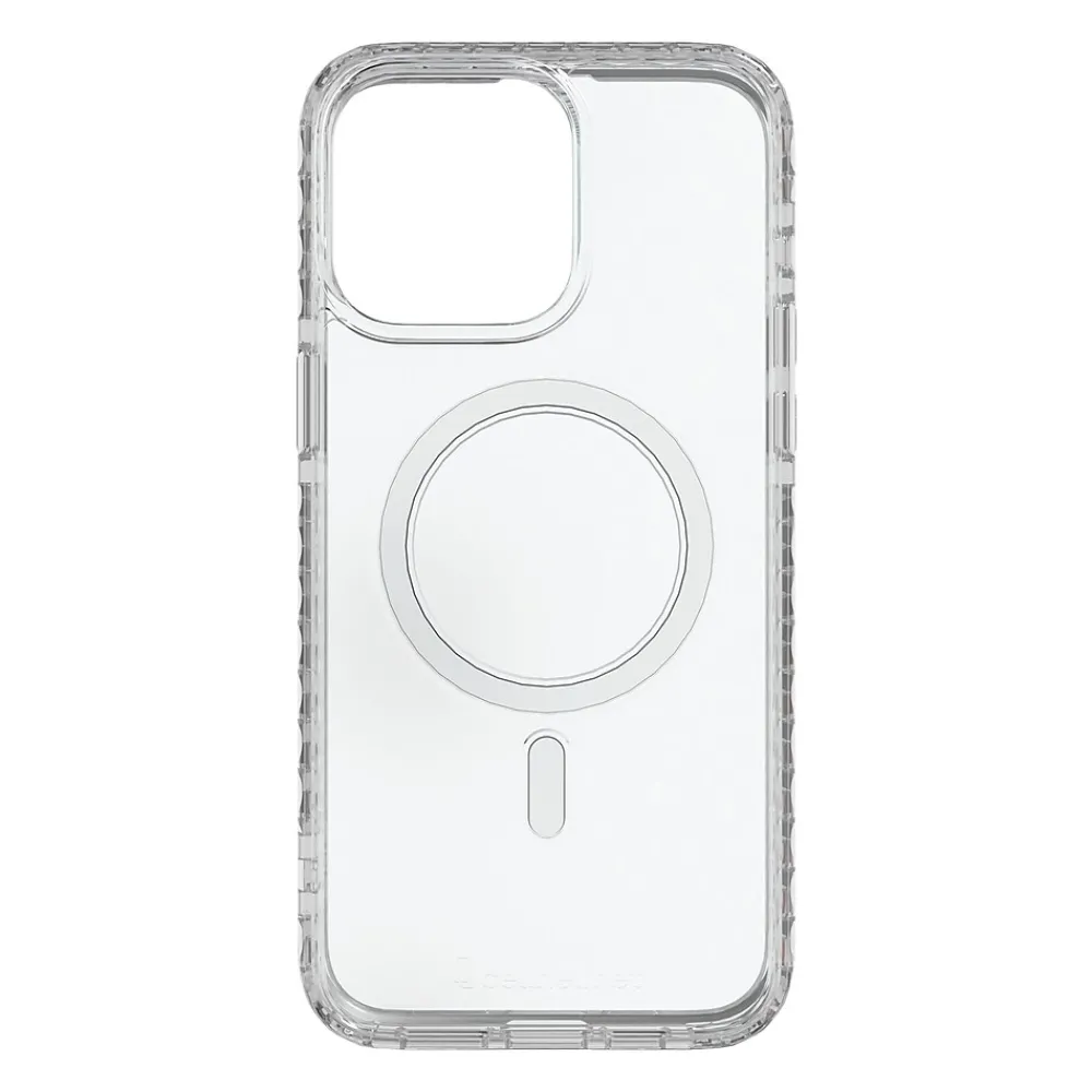 cellhelmet Magnitude Series MagSafe Phone Case for iPhone 15 Pro Max (6.7"), Crystal Clear (C-MAG-i15-6.7PROMAX-CC)