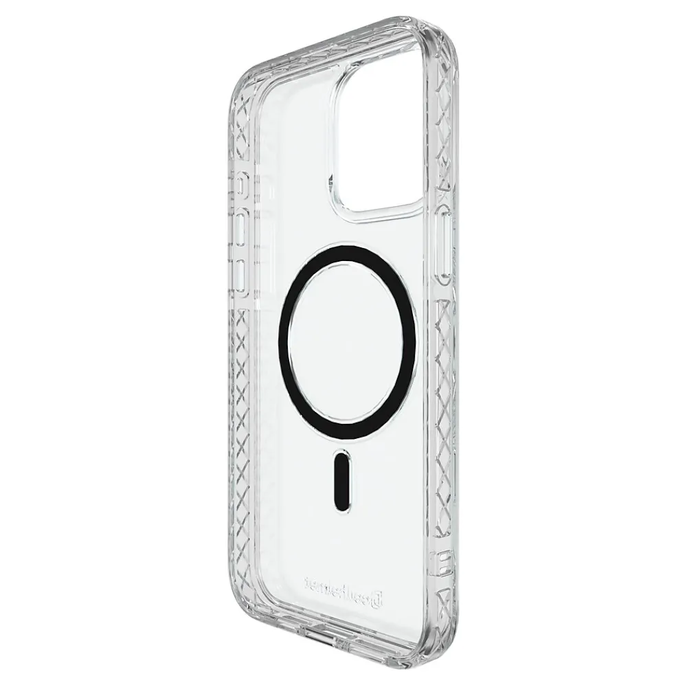 cellhelmet Magnitude Series MagSafe Phone Case for iPhone 15 Pro Max (6.7"), Crystal Clear (C-MAG-i15-6.7PROMAX-CC)