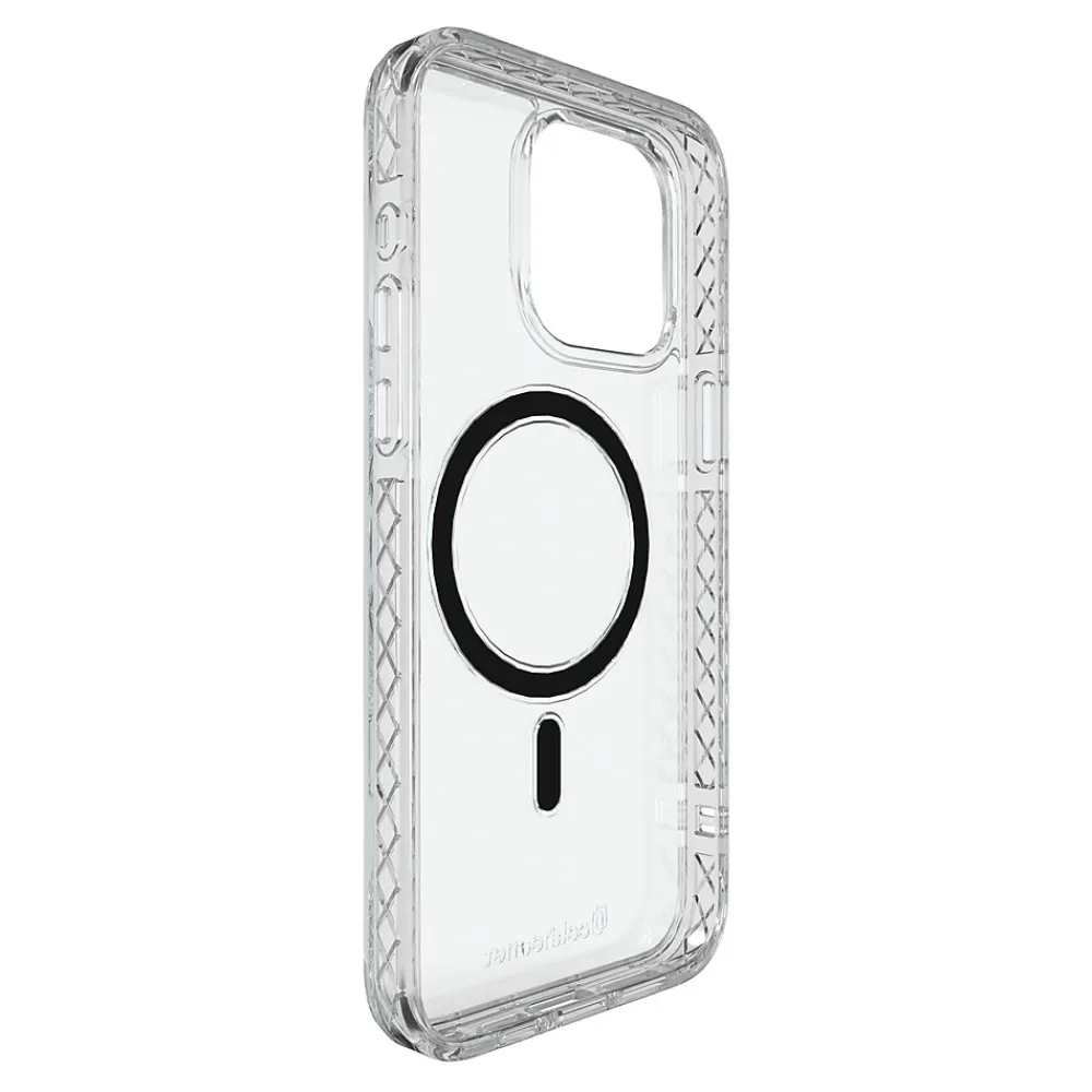 cellhelmet Magnitude Series MagSafe Phone Case for iPhone 15 Pro Max (6.7"), Crystal Clear (C-MAG-i15-6.7PROMAX-CC)