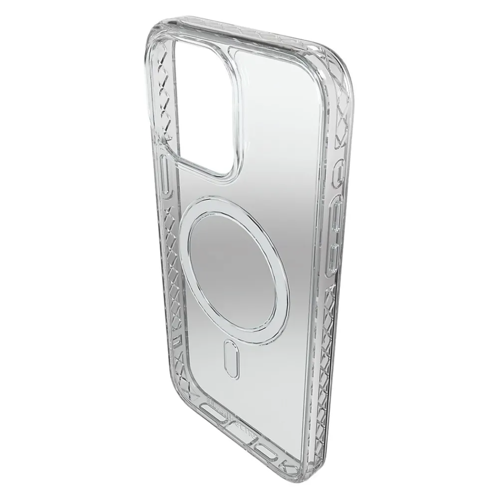 cellhelmet Magnitude Series MagSafe Phone Case for iPhone 15 Pro Max (6.7"), Crystal Clear (C-MAG-i15-6.7PROMAX-CC)