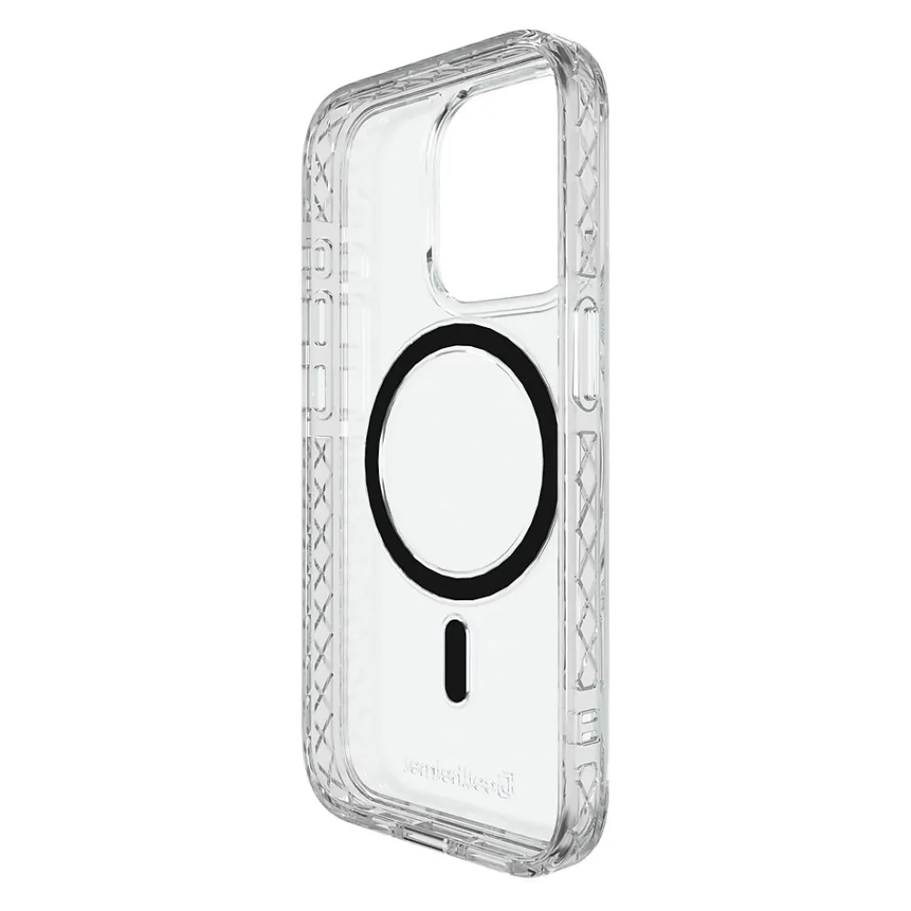 cellhelmet Magnitude Series MagSafe Phone Case for iPhone 15 Pro (6.1"), Crystal Clear (C-MAG-i15-6.1PRO-CC)