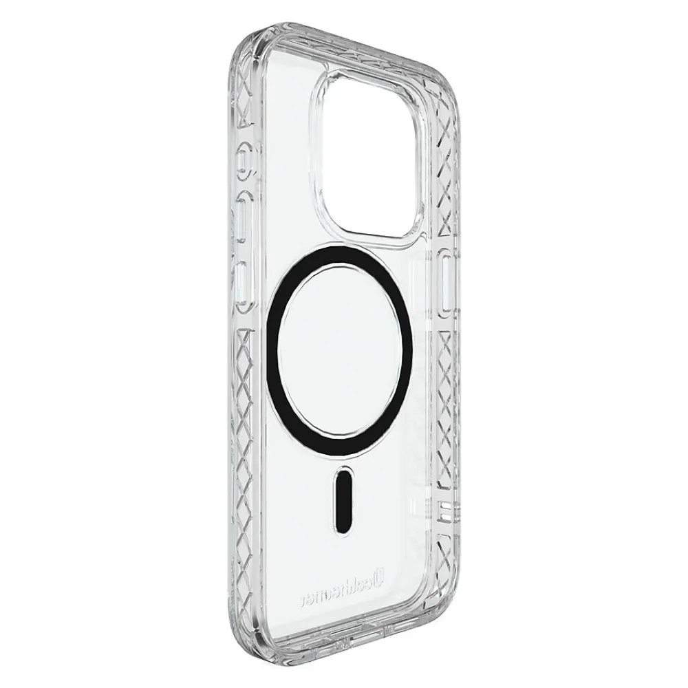 cellhelmet Magnitude Series MagSafe Phone Case for iPhone 15 Pro (6.1"), Crystal Clear (C-MAG-i15-6.1PRO-CC)