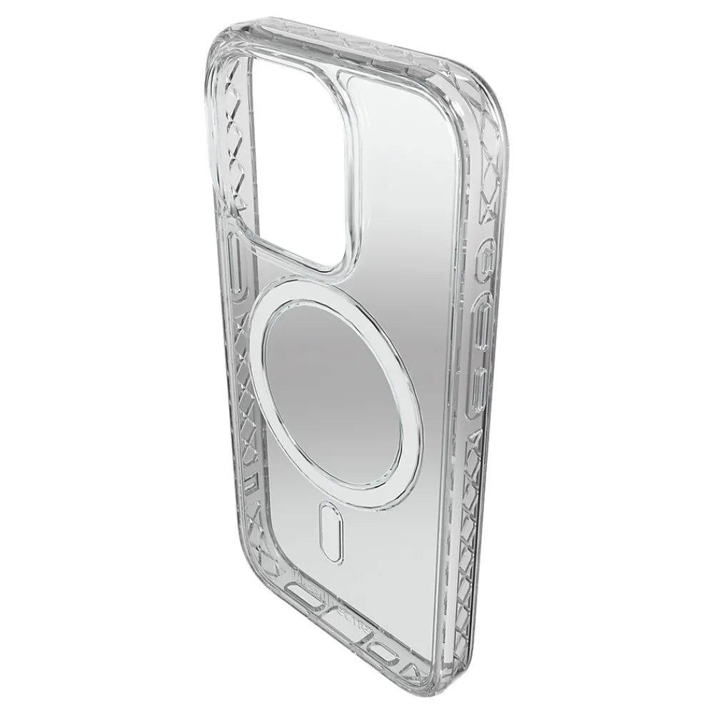 cellhelmet Magnitude Series MagSafe Phone Case for iPhone 15 Pro (6.1"), Crystal Clear (C-MAG-i15-6.1PRO-CC)