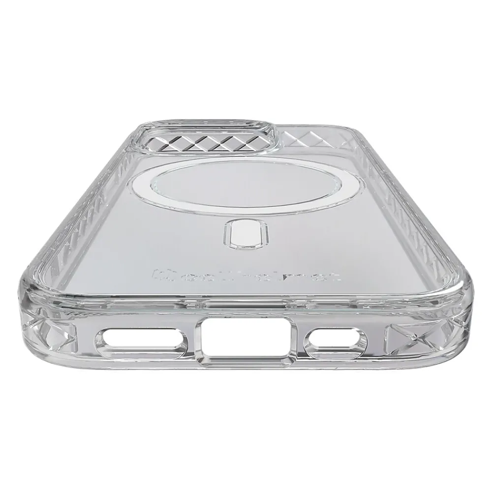 cellhelmet Magnitude Series MagSafe Phone Case for iPhone 15 Pro (6.1"), Crystal Clear (C-MAG-i15-6.1PRO-CC)