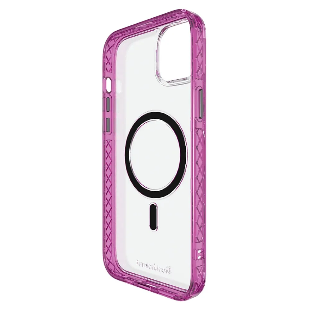 cellhelmet Magnitude Series MagSafe Phone Case for iPhone 15 Plus (6.7"), Vivid Magenta (C-MAG-i15-6.7PLUS-MAG)