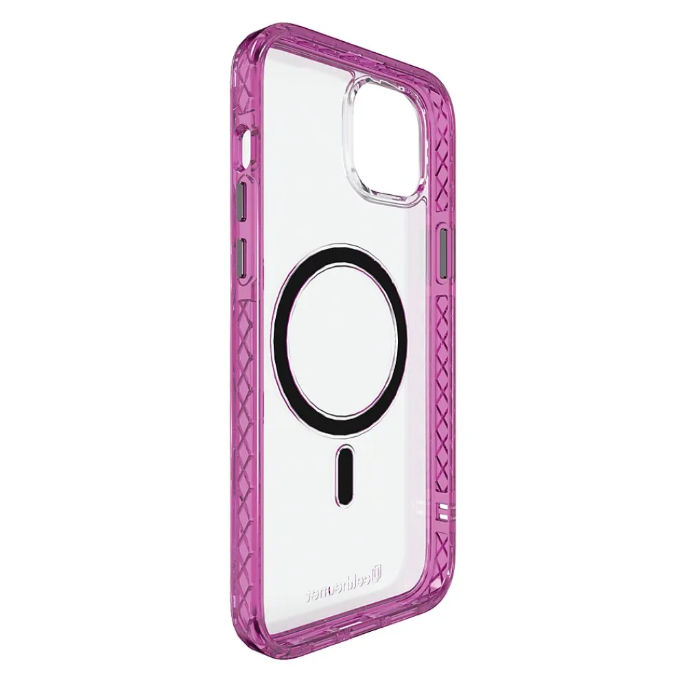 cellhelmet Magnitude Series MagSafe Phone Case for iPhone 15 Plus (6.7"), Vivid Magenta (C-MAG-i15-6.7PLUS-MAG)