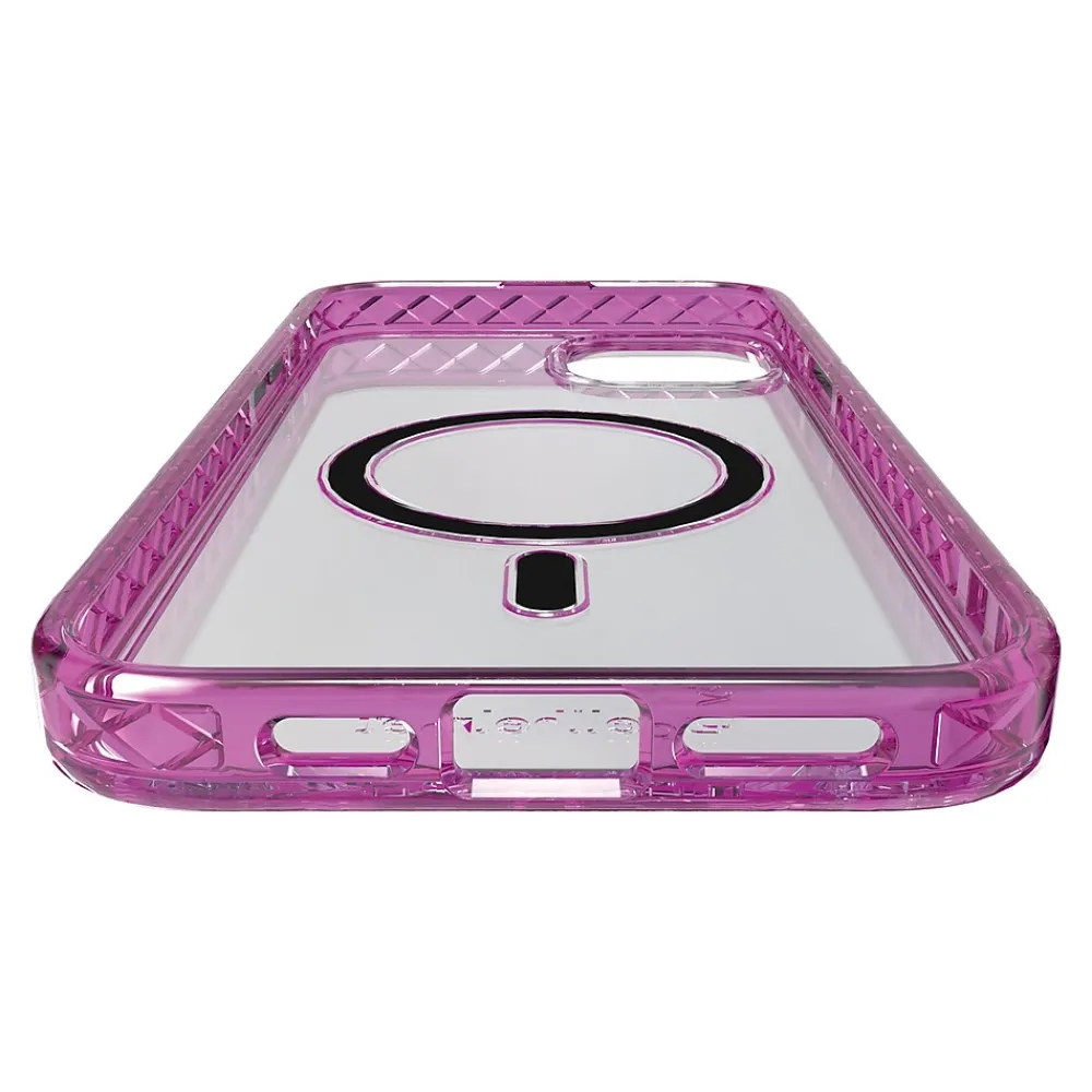 cellhelmet Magnitude Series MagSafe Phone Case for iPhone 15 Plus (6.7"), Vivid Magenta (C-MAG-i15-6.7PLUS-MAG)
