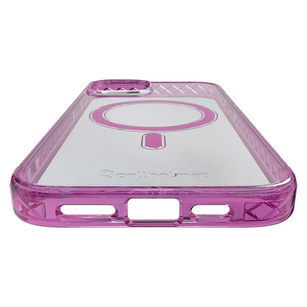 cellhelmet Magnitude Series MagSafe Phone Case for iPhone 15 Plus (6.7"), Vivid Magenta (C-MAG-i15-6.7PLUS-MAG)