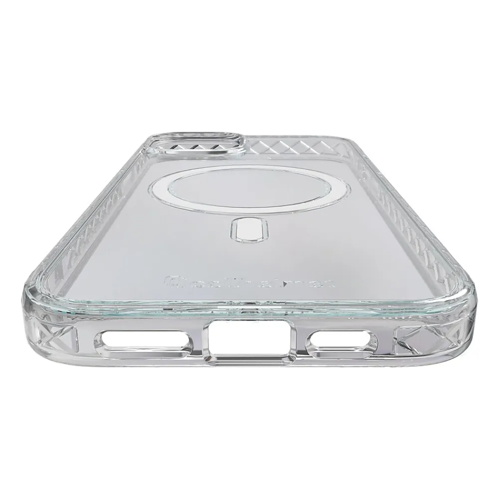 cellhelmet Magnitude Series MagSafe Phone Case for iPhone 15 Plus (6.7"), Crystal Clear (C-MAG-i15-6.7PLUS-CC)