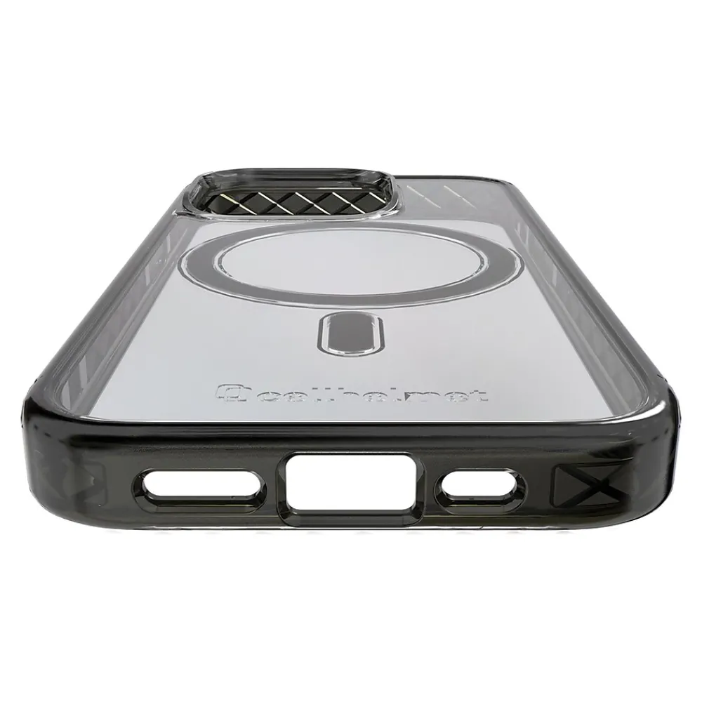 cellhelmet Magnitude Series MagSafe Case for iPhone 15 Pro (6.1"); MagSafe Compatible (Onyx Black), (C-MAG-i15-6.1PRO-OB)