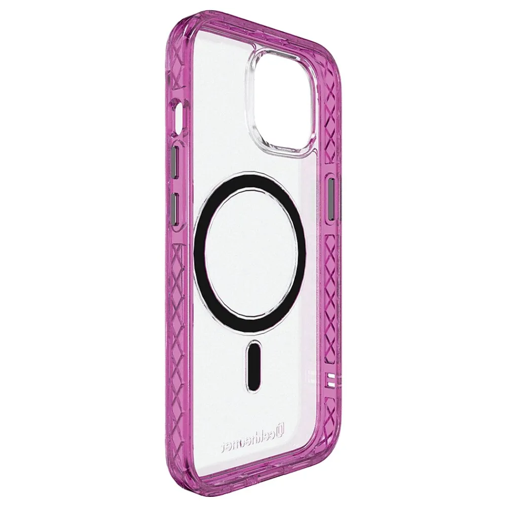 cellhelmet Magnitude Series MagSafe Phone Case for iPhone 15 (6.1"), Vivid Magenta (C-MAG-i15-6.1-MAG)