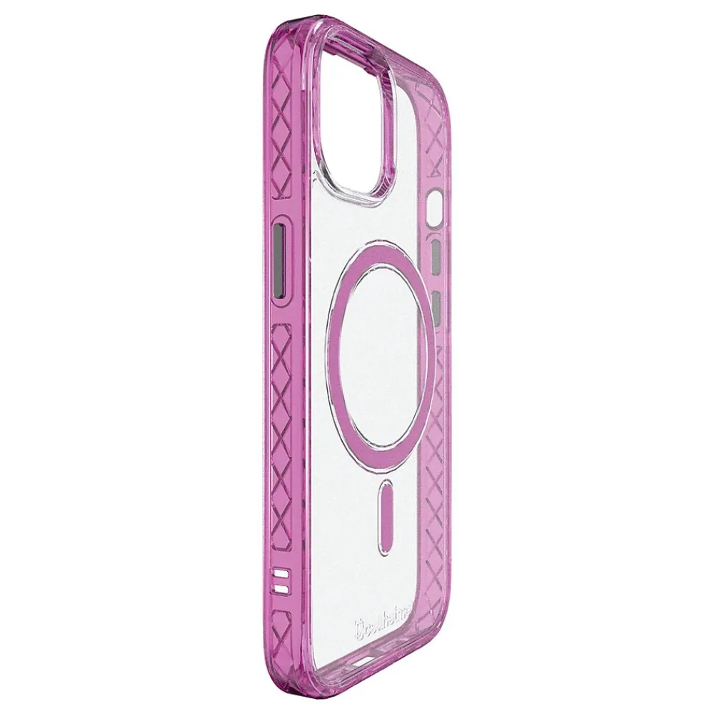 cellhelmet Magnitude Series MagSafe Phone Case for iPhone 15 (6.1"), Vivid Magenta (C-MAG-i15-6.1-MAG)