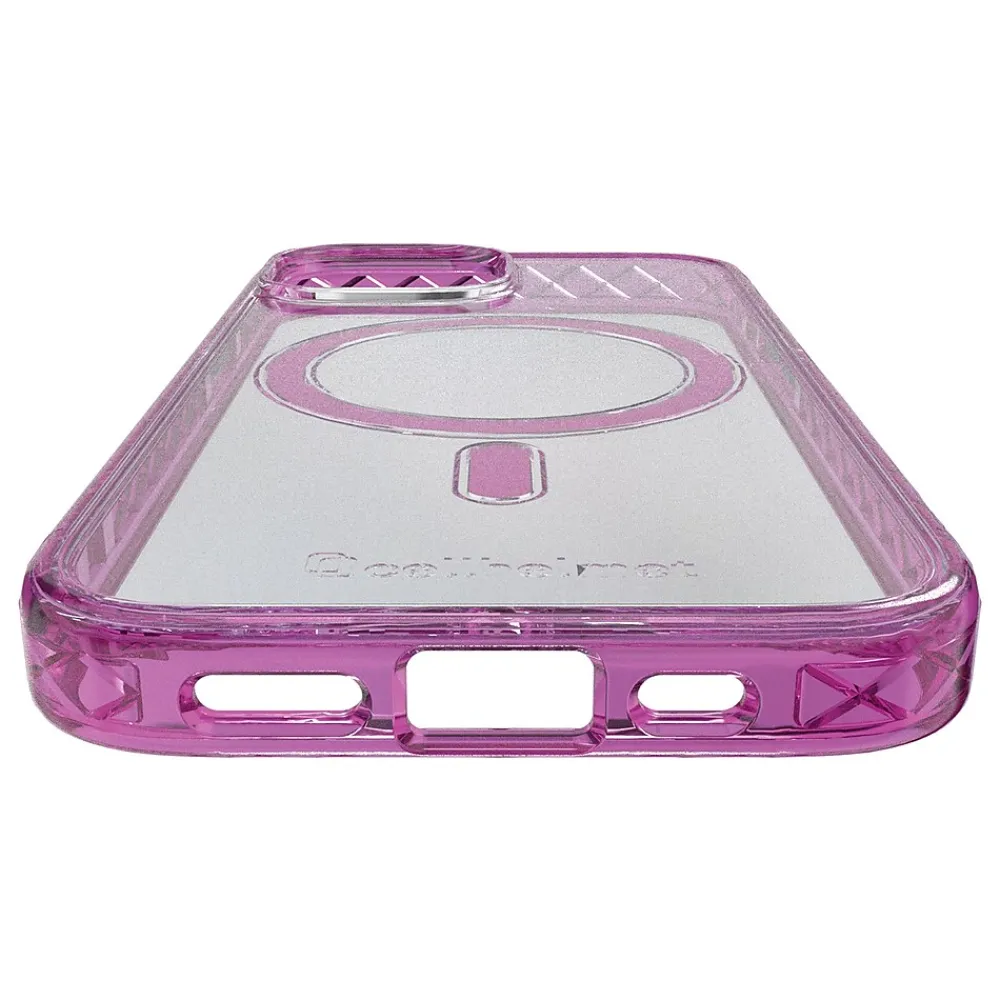 cellhelmet Magnitude Series MagSafe Phone Case for iPhone 15 (6.1"), Vivid Magenta (C-MAG-i15-6.1-MAG)