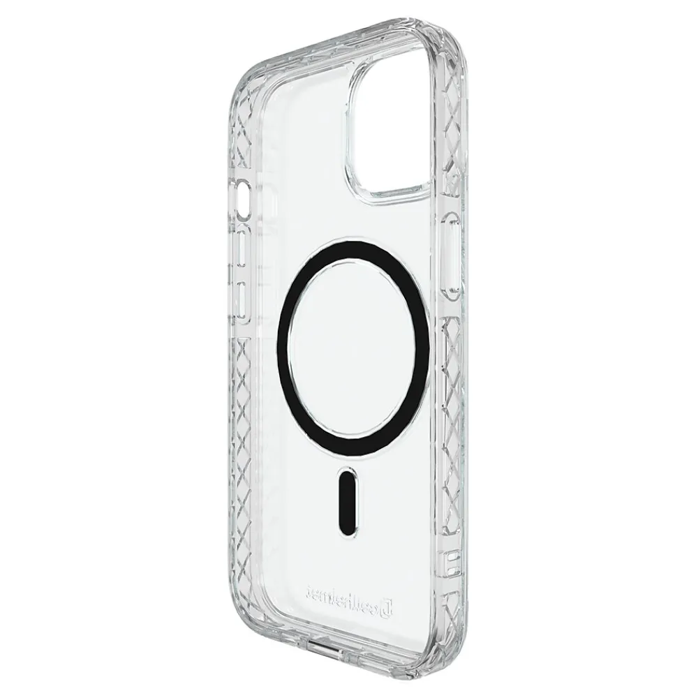 cellhelmet Magnitude Series MagSafe Phone Case for iPhone 15 (6.1"), Crystal Clear (C-MAG-i15-6.1-CC)